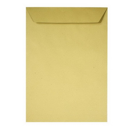 Конверт (пакет) С4 (229х324мм) ст., 90г / м2, крафт