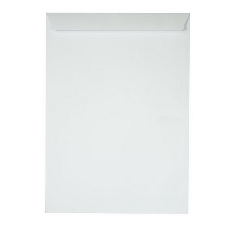 Конверт (пакет) С4 (229х324мм) ст., 90г/м2, белый